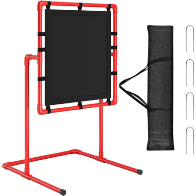 30x28'' Pitching Accuracy Trainer for Baseball, Aim Net W/ Hit Zone & PVC Frame