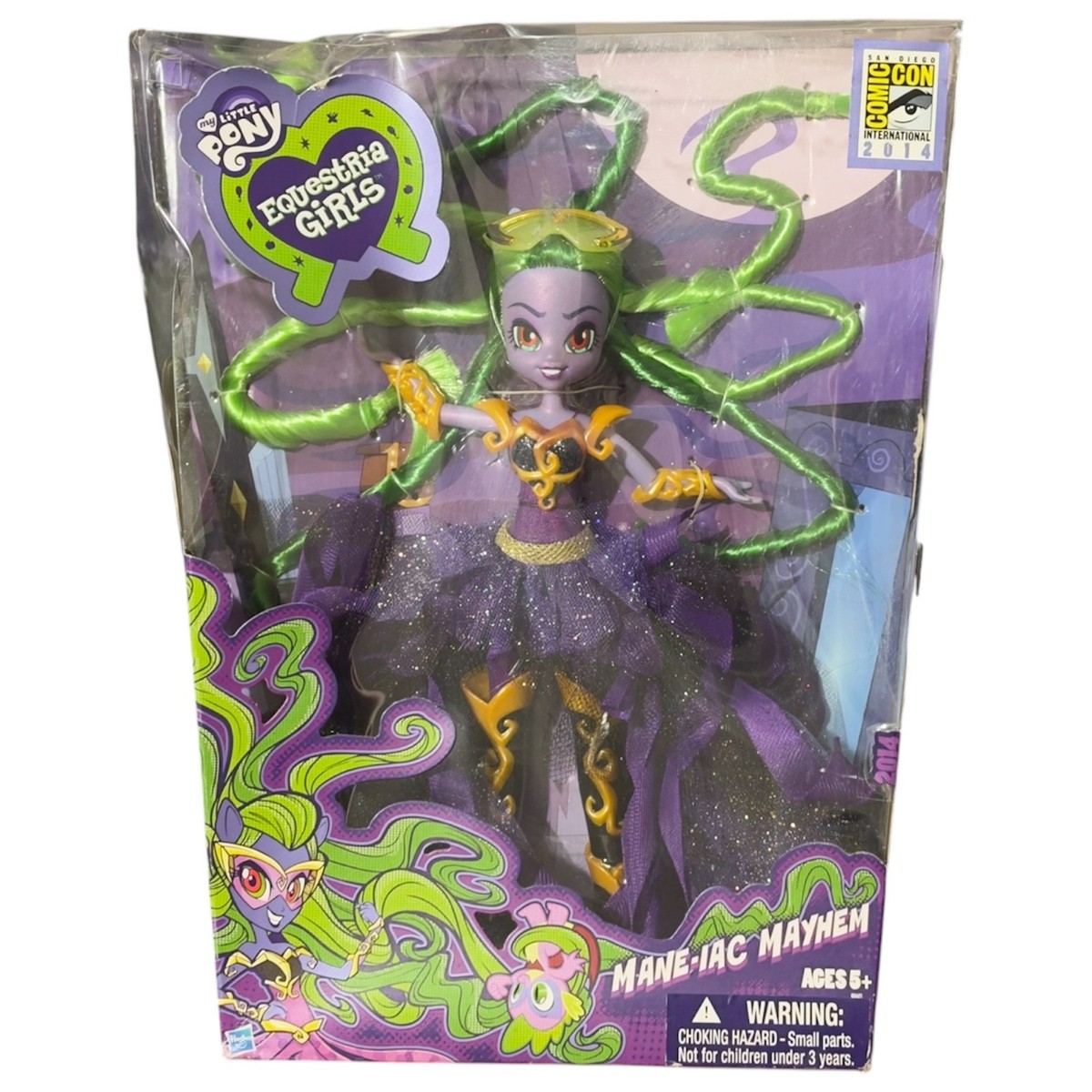 SDCC 2014 Comic Con Hasbro My Little Pony Equestria Girls Mane-iac