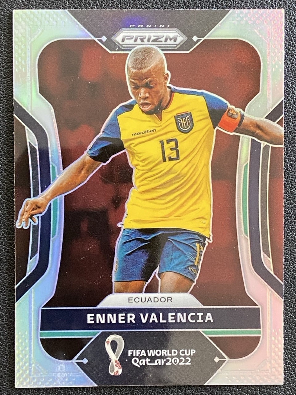 Enner Valencia 2022 Panini Prizm FIFA World Cup Qatar Prizms Silver Base #77