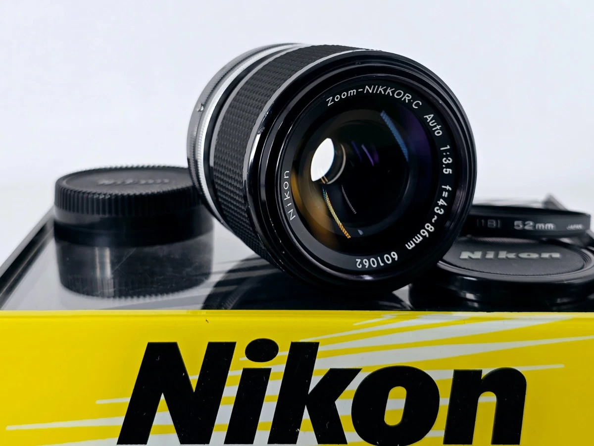 Nikon f/3.5 Camera Lenses 43-86mm Focal for sale | eBay