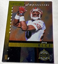1998 PINNACLE MINT #10 JERRY RICE LASTING IMPRESSIONS SAN FRANCISCO 49ERS NM-MT