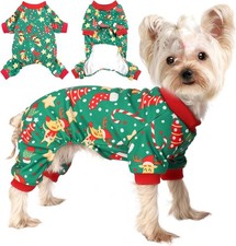 Dog Christmas Pajamas for Small Dogs, Cat Dog Pajamas Christmas Small 