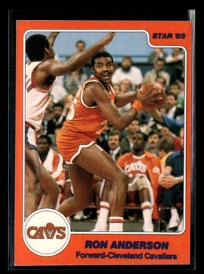 1984-85 Star Ron Anderson #214 Cleveland Cavaliers EX VC1278