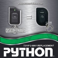 Python 7211P 2-Way 1-Button Remote Control EZSDEI7211 Viper 7211V Replacement