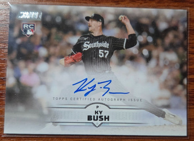 2025 Stadium Club Ky Bush Auto On Card #SCBA-KB Chicago White Sox
