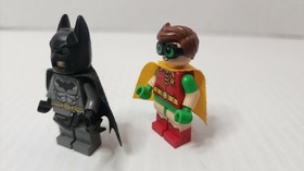 LEGO Batman & Robin Minifigures Bundle &ndash; Authentic DC Super Heroes Duo &ndash; Nice!