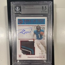 Panini Encased Rookie Patch Auto Ruby  Travis Etienne #128  /15