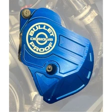 Bullet Proof Designs Throttle Body Guard - Blue BPD-TBG-23-BLU