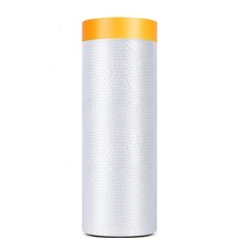 Painters Plastic with Tape, Pre-Taped Masking Film, Automotive Best Tape