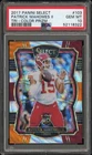 2017 PANINI SELECT TRI-COLOR PRIZM PATRICK MAHOMES II ROOKIE RC #/149 PSA 10