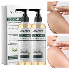 2 Pack Collagen Lifting Firming Body Oil Skin Tightening Hydrating Massage Oil
