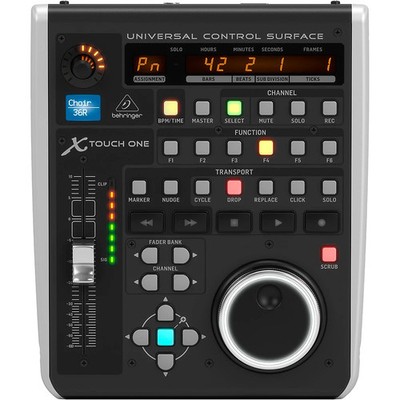 Behringer X-TOUCH ONE,Universal Control Surface w/Motor Fader,LCD Scribble Strip