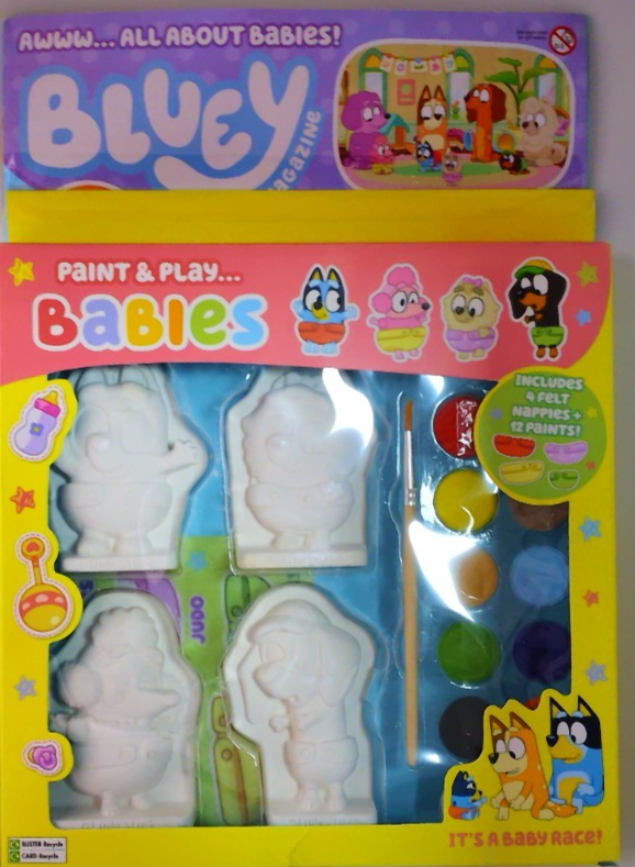 Bluey magazine #53 2026 Story, Craft, Bingo + Stickers and Paint & Play Babies