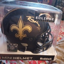 DEONTE HARRIS AUTO SAINTS ECLIPSE Mini Helmet BAS Certified autograph signed