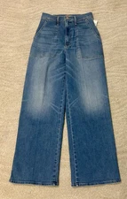 MOTHER woman's The stitch up Maven flood denim jeans, SZ 27, BNWT*