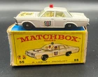 Vintage Original Boxed Lesney Matchbox #55 Ford Galaxie Die-Cast Car - High Grad