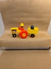 Vintage Fisher-Price Little People Farmer Boy with His Pig & Tractor