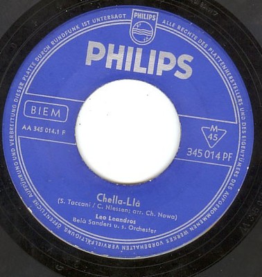 Leo Leandros - Chella-Llá /  Kuli-Song (7'', Single) (Near Mint (NM or M-))
