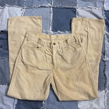 True Vintage Levi  s 646 Corduroy Distressed Stained Bell Flare