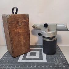 VTG 1960s Carl Zeiss Ni2 Automatic Universal Level with Wooden Box - Map Survey