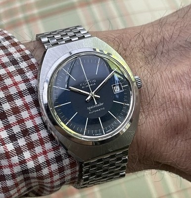 Fortis Spaceleader Automatic Vintage 70er mit original NSA Armband Swiss Made