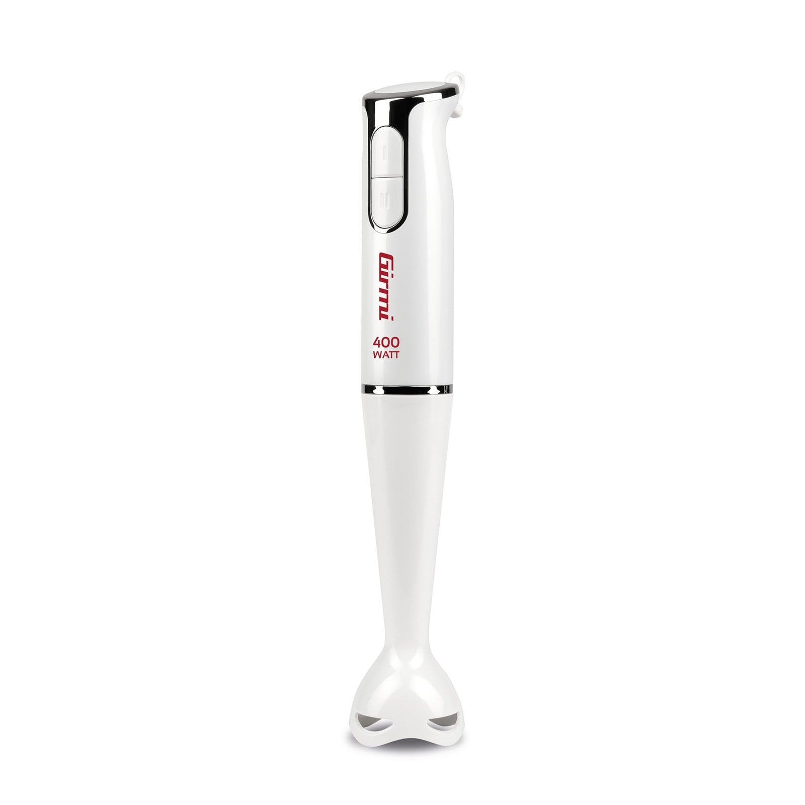 Girmi MX04 Mixer a Immersione 400 Watt, 2 velocità, Motore DC, Lame INOX, Piede 