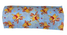 Vtg Disney Winnie The Pooh Double Rod Balloon Valance Tigger Bees Blue 84 X 18