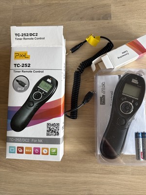 Pixel Timer-Funkauslöser TC-252/DC2 für Nikon | Fernbedienung DSLR| Remote Timer