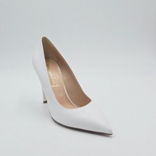 Escarpins Tacco En Simili Cuir Blanc - Taille 37 - Occasion En Parfait état - Talons Hauts