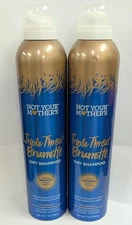 LOT OF 2 - NOT YOUR MOTHER'S TRIPLE THREAT BRUNETTE DRY SHAMPOO 7oz