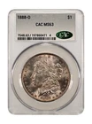 1888-O MORGAN SILVER DOLLAR CACG MS 63 CAC