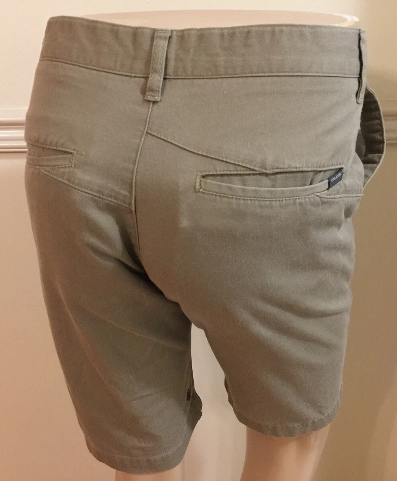 Volcom Shorts 30 W X 10 Men’s Flat Front 4 Pocket Twill Medium Beige - Image 4 of 4