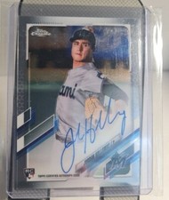 2021 Topps Chrome MLB Jordan Holloway RA-JHO RC AUTO Miami Marlins