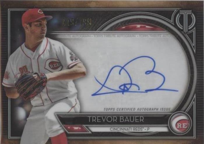 2020 Topps Tribute - Trevor Bauer #TA-TB for sale | eBay