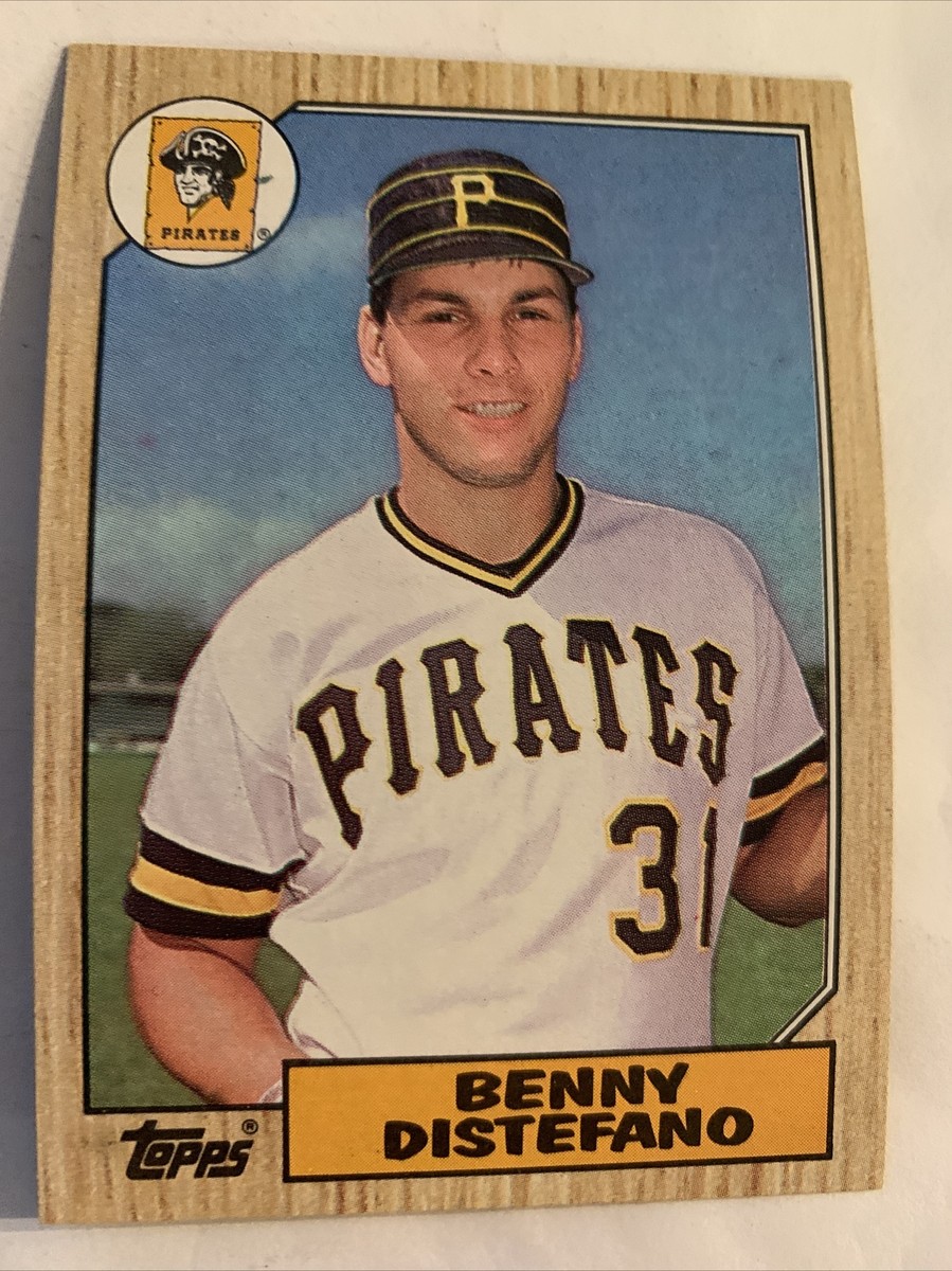 1987 Topps Baseball Card #651 Benny Distefano Pittsburgh Pirates