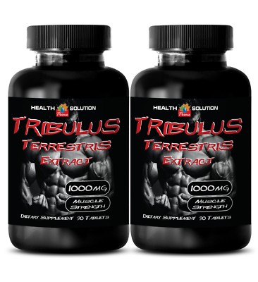 Tribulus Terrestris Extract 1000mg Testosterone Boost (2B, 180Ct)