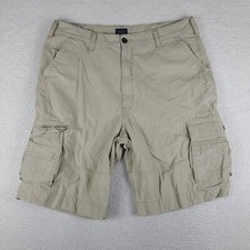 Levi's Cargo Shorts Mens 40 Beige 11" Inseam Casual Pockets Outdoor 100 Cotton