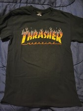 USED-THRASHER Magazine Men s T-Shirt- Size Sm...