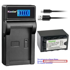 Kastar Battery LCD USB Charger for Panasonic VW-VBD29 VW-VBD58 VW-VBD58E-K VBD29