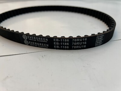 Evergreen EB1186 70RU16 Timing Belt Black | eBay