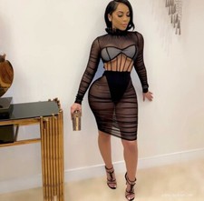 sexy- dresses bodycon black