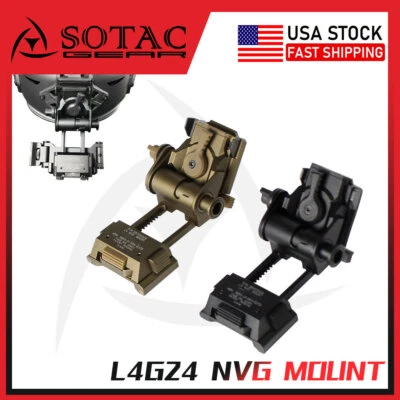 SOTAC GEAR SOTAC L4G24 Helmet Mount Tactical NVG Night Vision L4G24 Mount Breakaway Base US