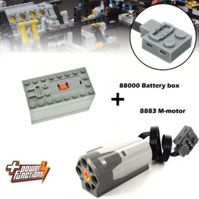 8883 M-motor Electric Train Power Functions 88000 Battery Box For LEGO Block Toy