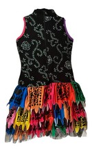Girls Monster High Skelita Calaveras Costume Size Medium 8-10