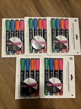 LIQUID CHALK DRY ERASE MARKERS, BUILT-IN ERASER, BULLET PUMP TIP Total 20 COUNT