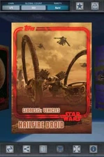 Star Wars Card Trader - 2015 Geonosis Red - Hailfire Droid Award