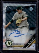 2019 Bowman Chrome Tyler Baum Auto 1st Athletics