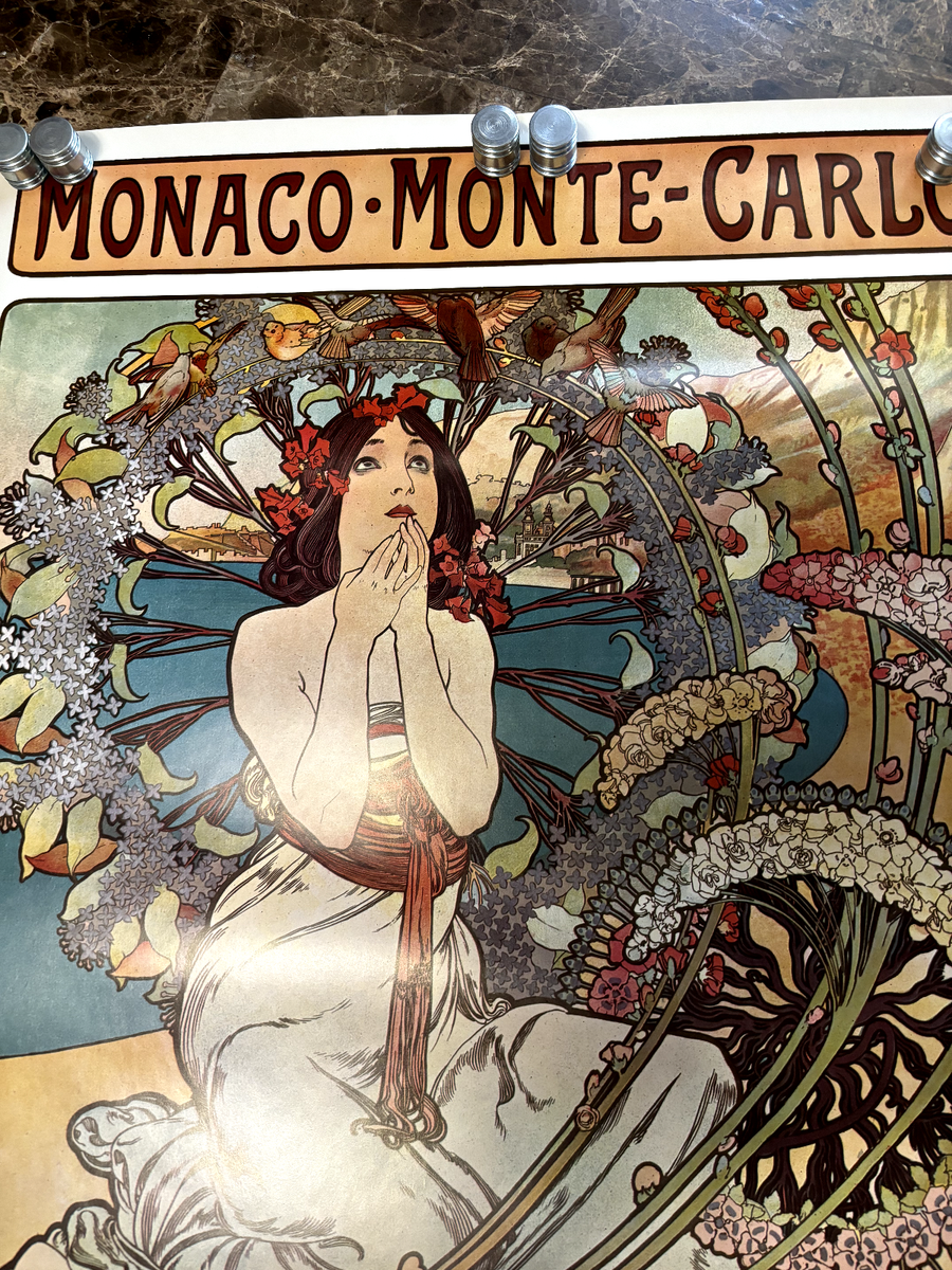 MONACO-MONTE-CARLO アルフォンス・ミュシャ 複製 原画 monaco·monte