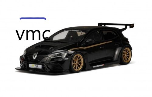 Voiture 1/18 Solido Modèle Réduit Renault Megane RS TC4 1/18 – Noir, 2017, Par Otto Mobile, Résine Otto Mobile OT936