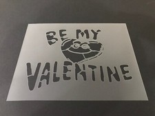 Valentines 8 Stencil 10mm or 7mm Thick, Crafts, Heart, Love, Cupid, Card